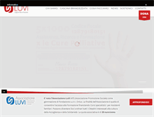Tablet Screenshot of fondazioneluvi.org